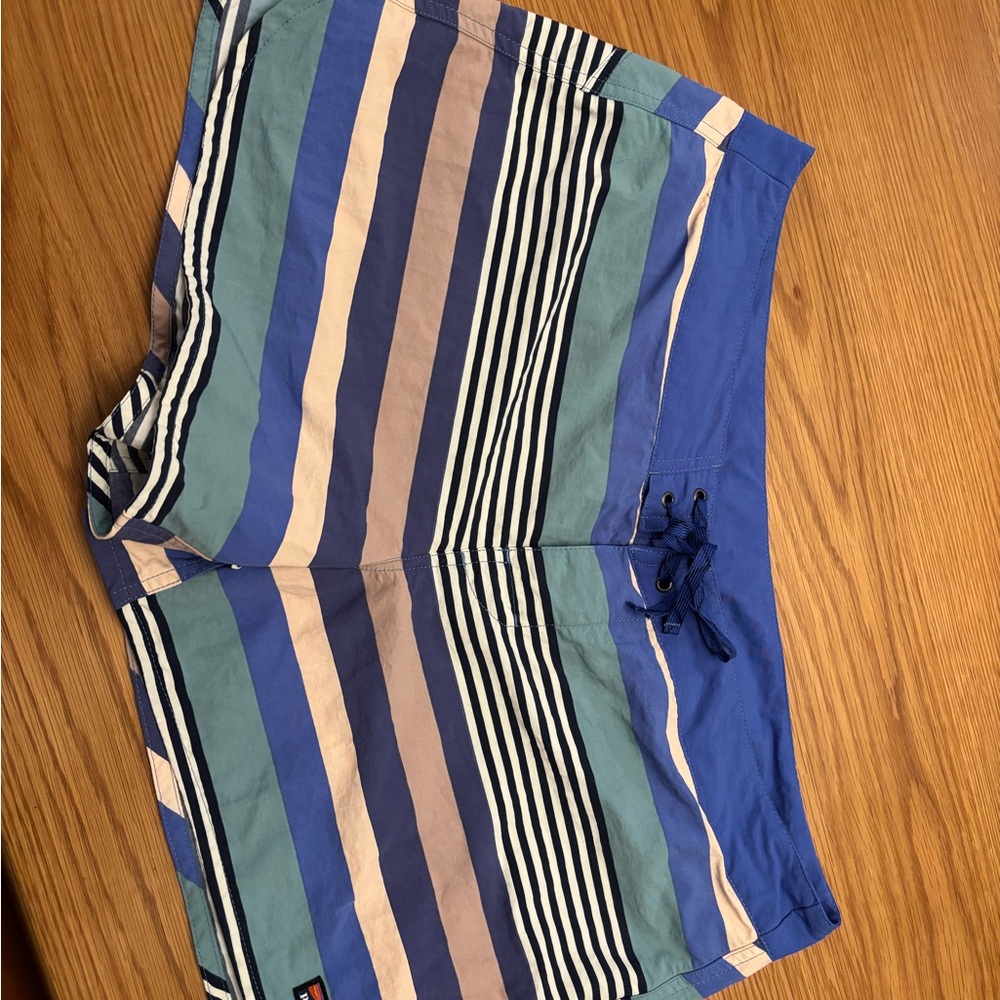 Patagonia Striped womens board Shorts sz 16